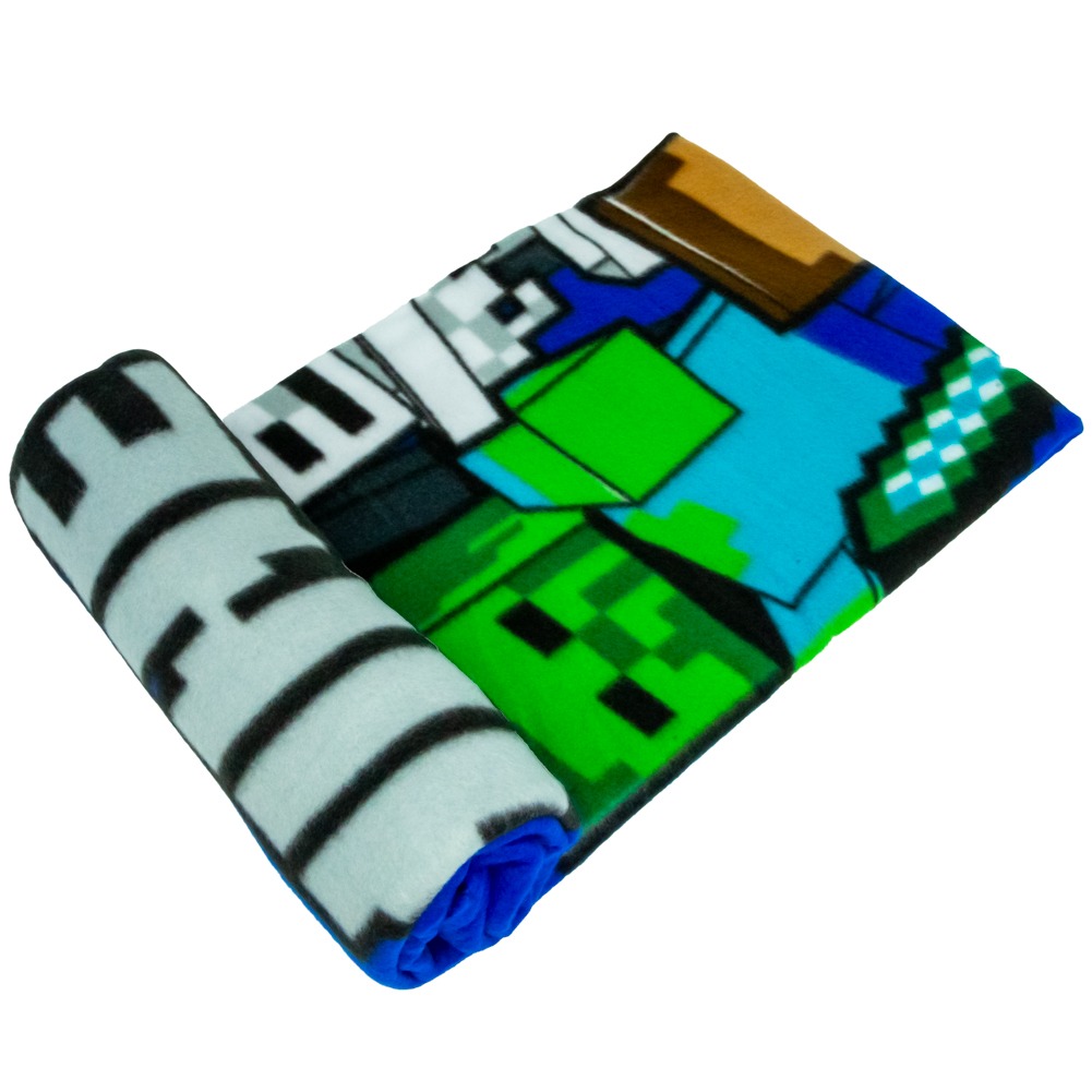 Minecraft Fleece Blanket Select Sports Souvenirs