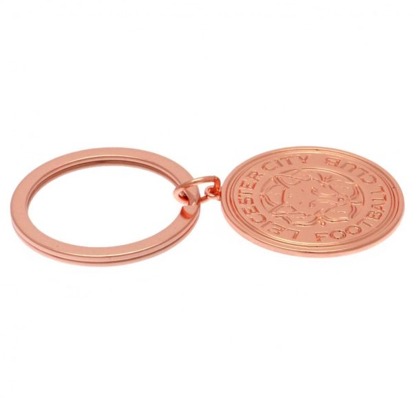 Leicester City FC Rose Gold Crest Keyring - Image 6