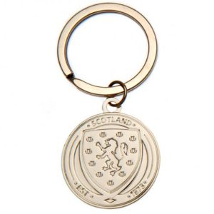 Scotland Silver Plated Keyring
