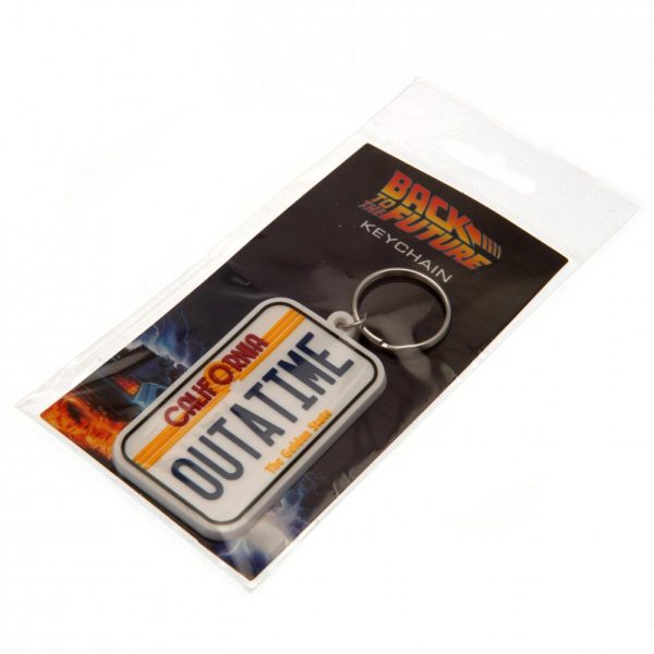Back To The Future License Plate PVC Keyring - Image 8