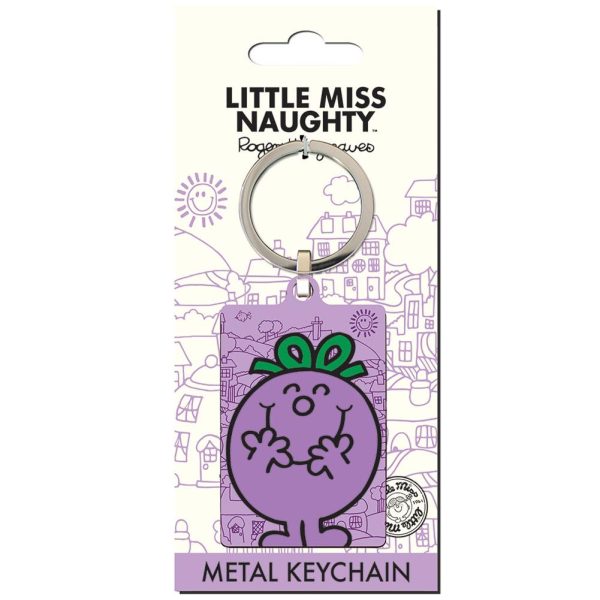 Little Miss Naughty Metal Keyring - Image 8