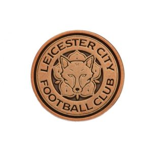 Leicester City FC Antique Gold Crest Badge