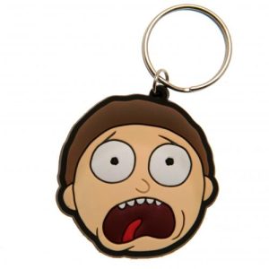 Rick And Morty Scared Morty PVC Keyring