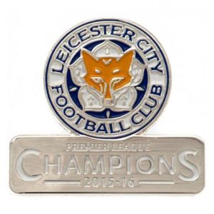 Leicester City FC Premier League Champions Badge