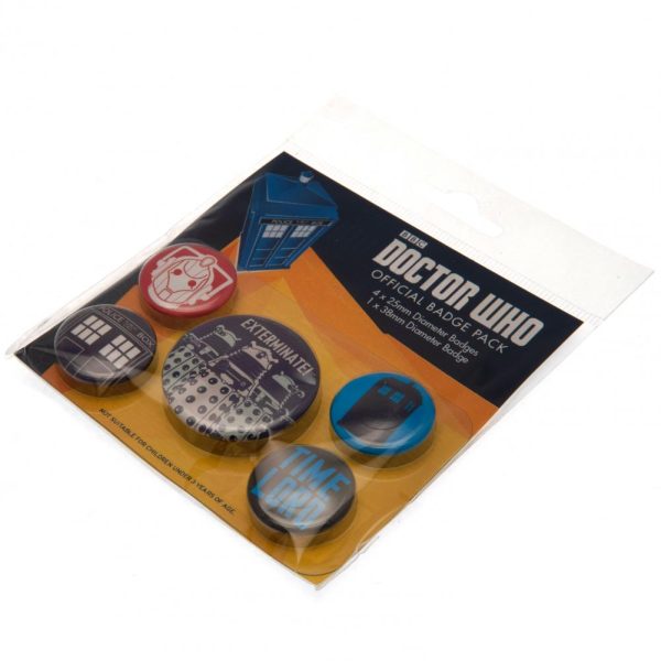 Doctor Who Button Badge Set - Image 8