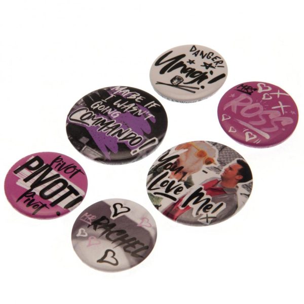 Friends Button Badge Set Doodle - Image 6