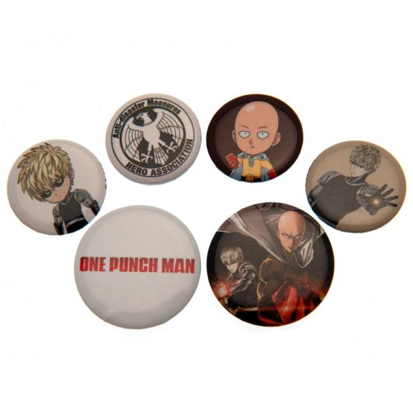 One Punch Man Button Badge Set - Image 4