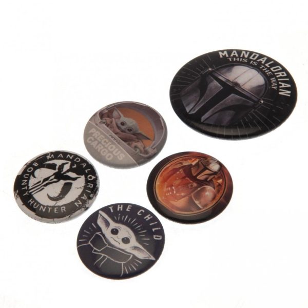 Star Wars: The Mandalorian Button Badge Set - Image 6