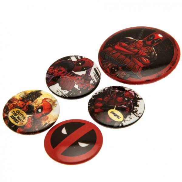 Deadpool Button Badge Set - Image 6