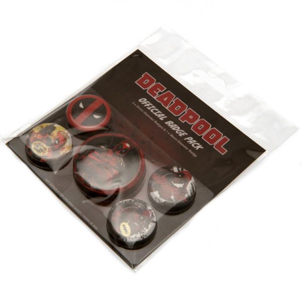 Deadpool Button Badge Set - Image 8