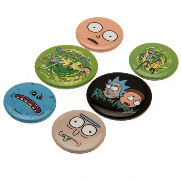 Rick And Morty Button Badge Set - Image 6