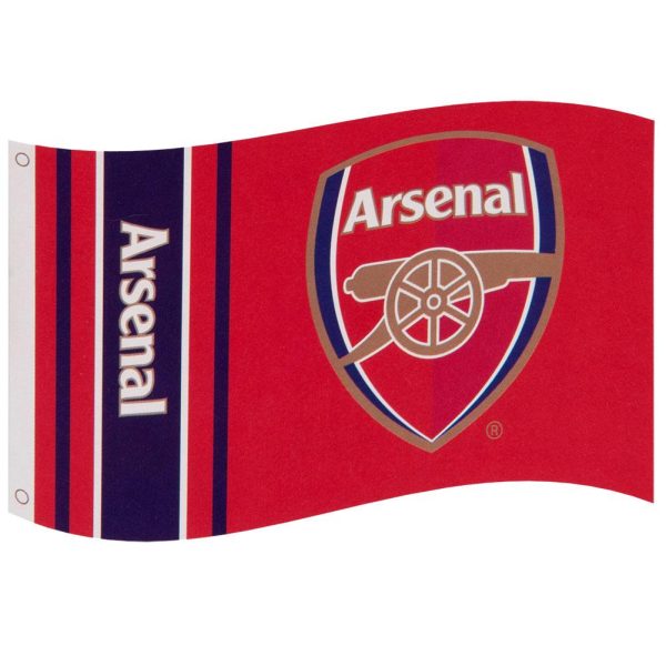 Arsenal FC Wordmark Flag - Image 4