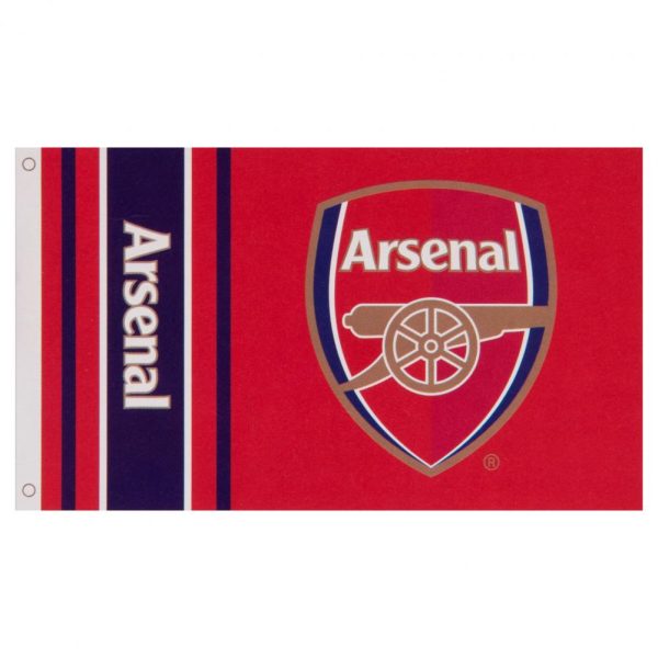 Arsenal FC Wordmark Flag - Image 6