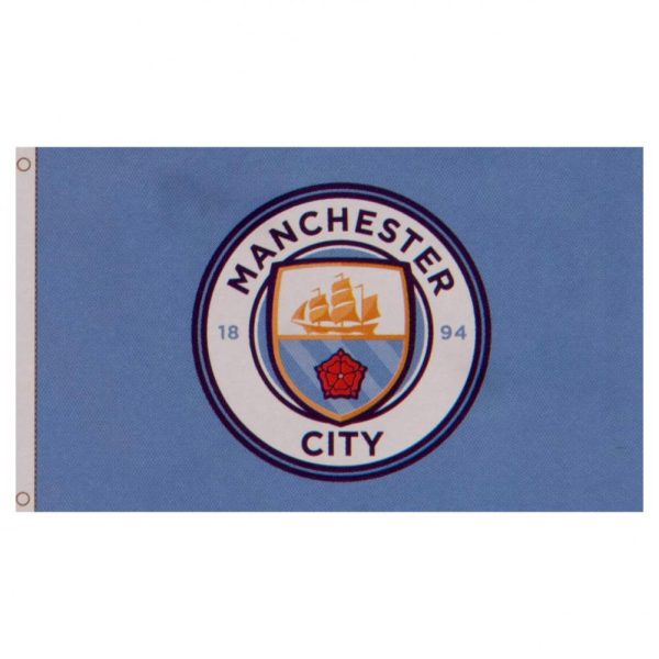 Manchester City FC Core Crest Flag - Image 6