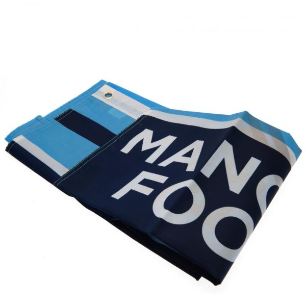 Manchester City FC Wordmark Flag - Image 8