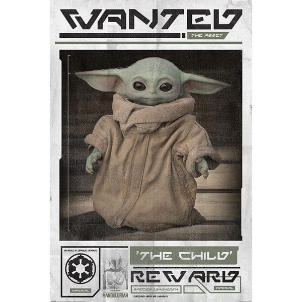 Star Wars: The Mandalorian Poster Wanted The Child 228 - Image 4