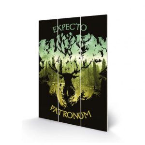 Harry Potter Expecto Patronum Wood Print