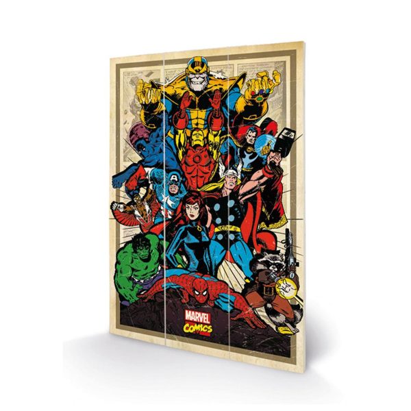 Marvel Comics Wood Print - Image 4