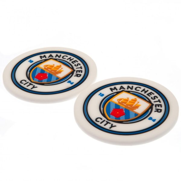 Manchester City FC 2pk Coaster Set - Image 6