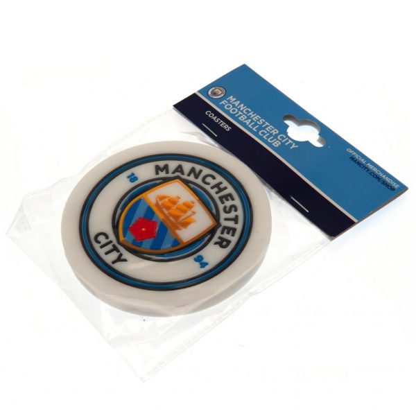 Manchester City FC 2pk Coaster Set - Image 8