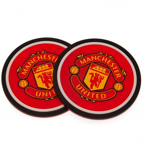 Manchester United FC 2pk Coaster Set - Image 4