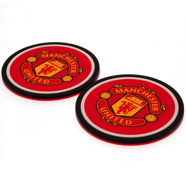 Manchester United FC 2pk Coaster Set - Image 6