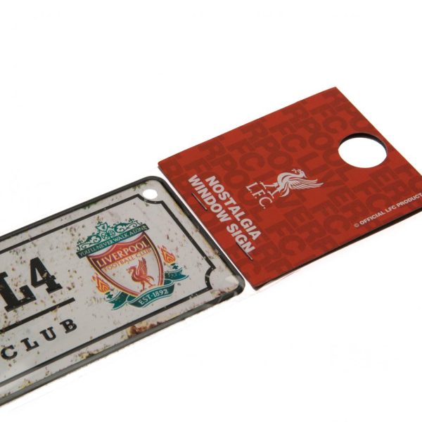 Liverpool FC Retro Window Sign - Image 8