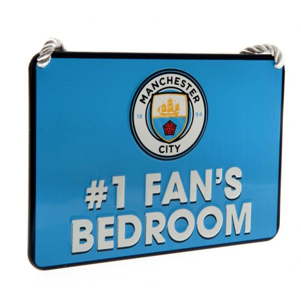 Manchester City FC Bedroom Sign No1 Fan - Image 4