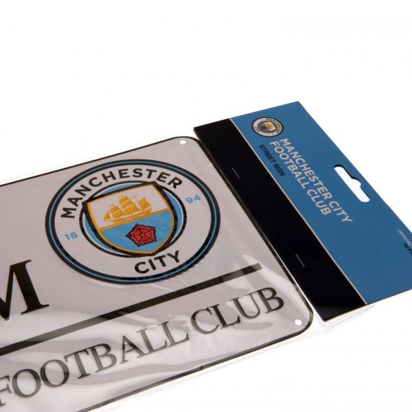 Manchester City FC White Street Sign - Image 8