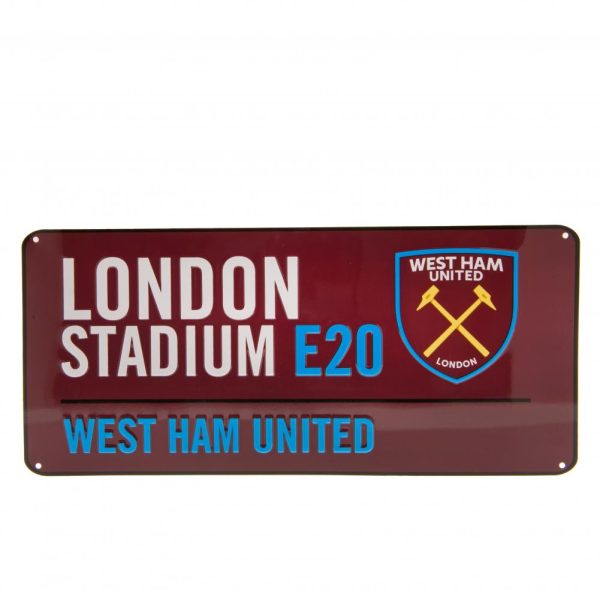 West Ham United FC Colour Street Sign - Image 6