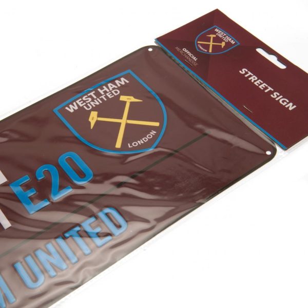 West Ham United FC Colour Street Sign - Image 8