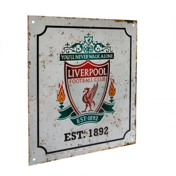 Liverpool FC Retro Logo Sign - Image 4
