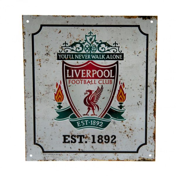 Liverpool FC Retro Logo Sign - Image 6