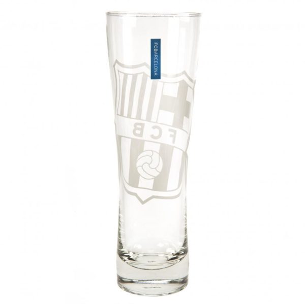 FC Barcelona Etched Crest Tall Beer Glass - Image 6
