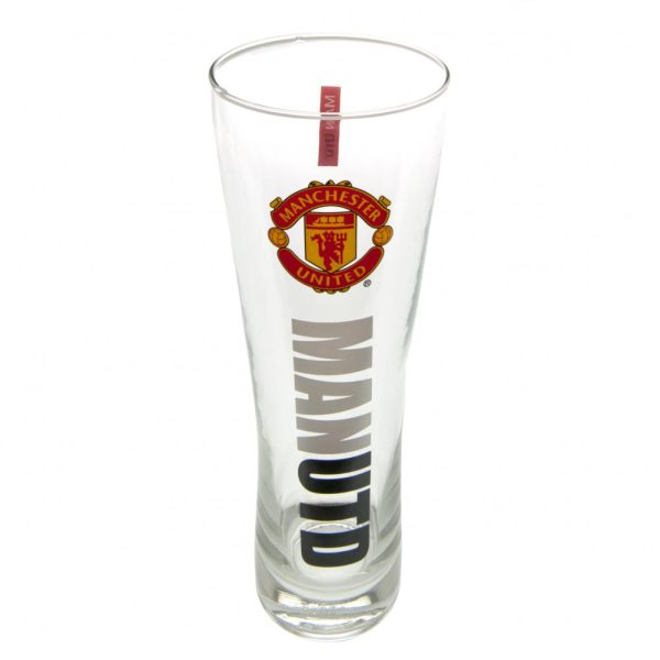 Manchester United FC Tall Beer Glass - Image 4