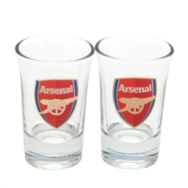 Arsenal FC 2pk Shot Glass Set - Image 4