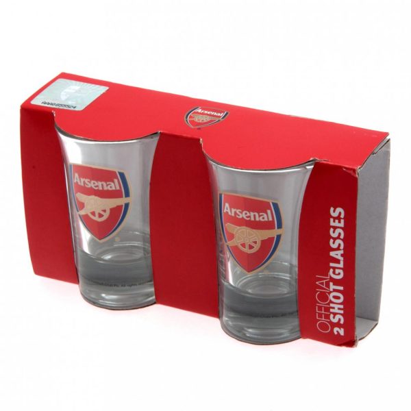 Arsenal FC 2pk Shot Glass Set - Image 8