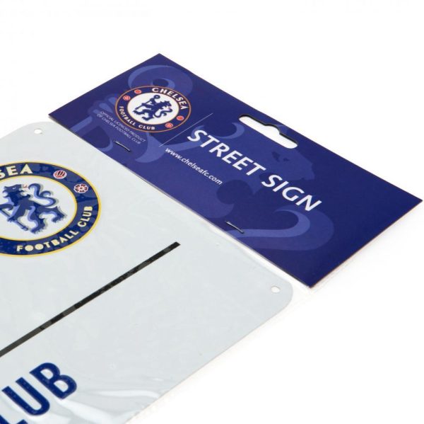 Chelsea FC White Street Sign - Image 6