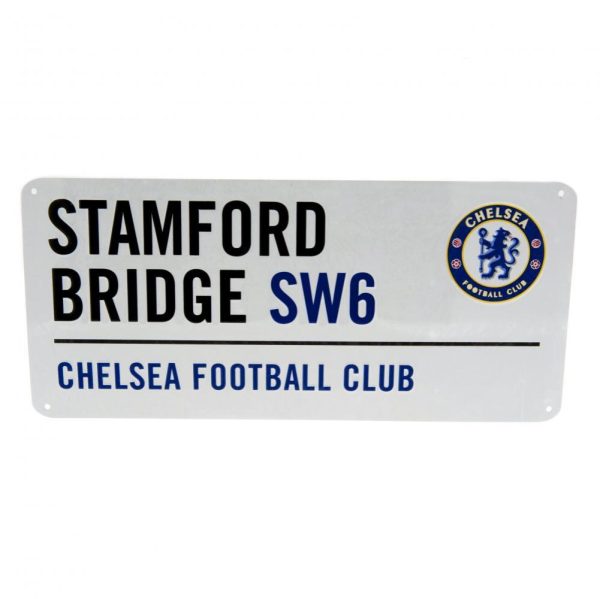 Chelsea FC White Street Sign - Image 8