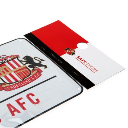 Sunderland AFC White Street Sign - Image 6