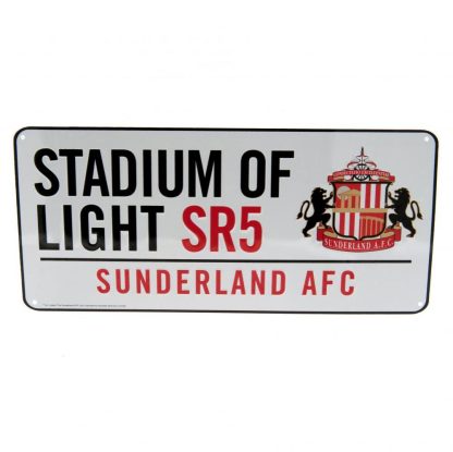 Sunderland AFC White Street Sign - Image 8