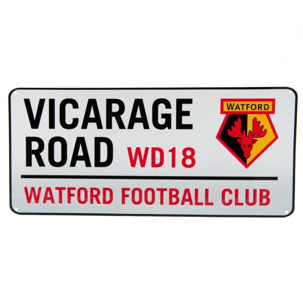 Watford FC White Street Sign - Image 6