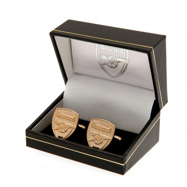 Arsenal FC Gold Plated Cufflinks - Image 6