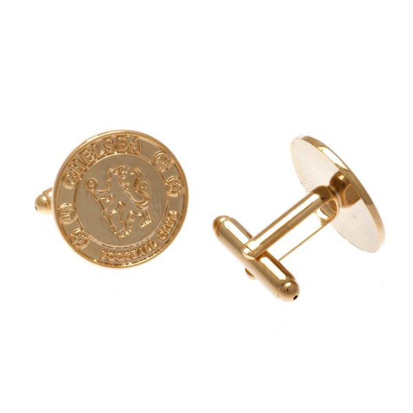 Chelsea FC Gold Plated Cufflinks - Image 4