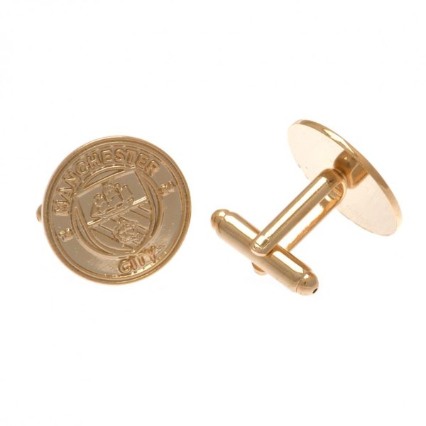 Manchester City FC Gold Plated Cufflinks - Image 4