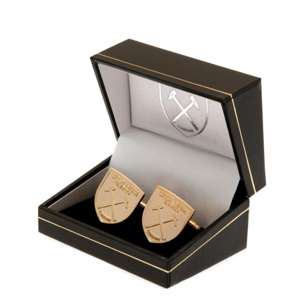 West Ham United FC Gold Plated Cufflinks - Image 6
