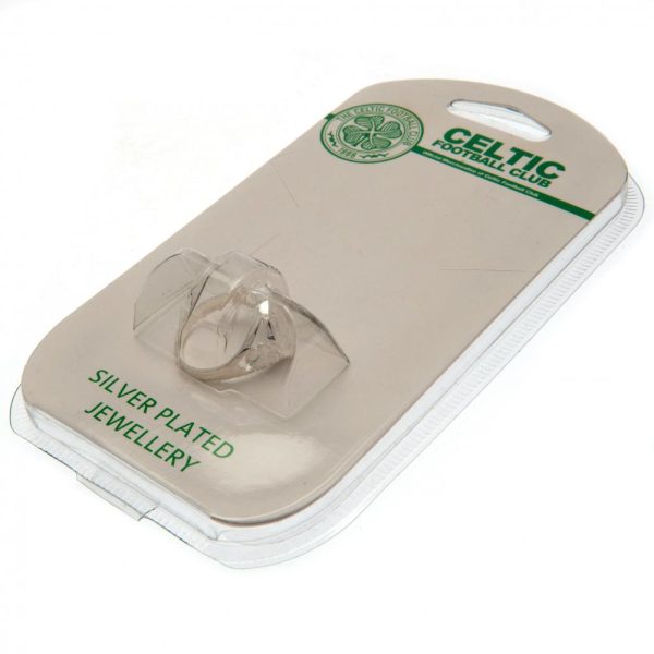 Celtic FC Silver Plated Crest Ring Large - Image 6