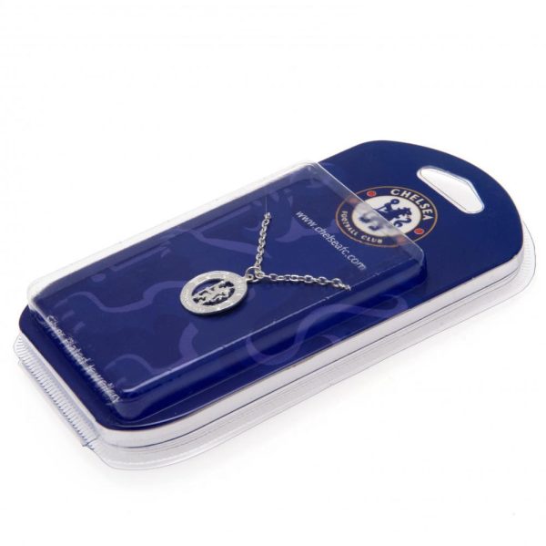Chelsea FC Silver Plated Pendant & Chain CR - Image 6