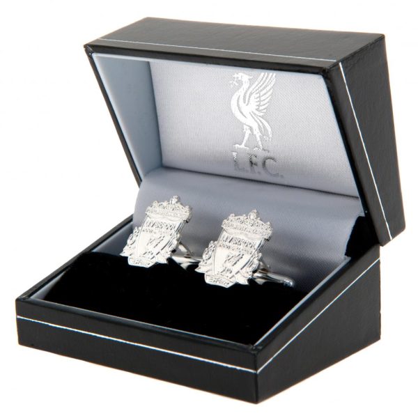 Liverpool FC Sterling Silver Crest Cufflinks - Image 6