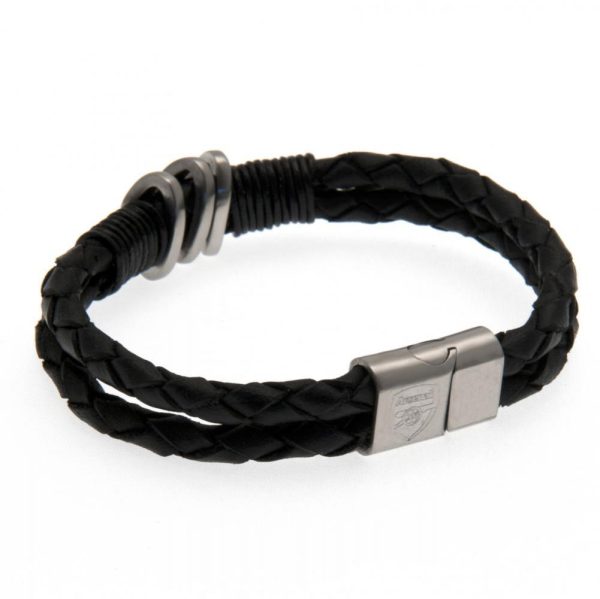 Arsenal FC Leather Bracelet - Image 4